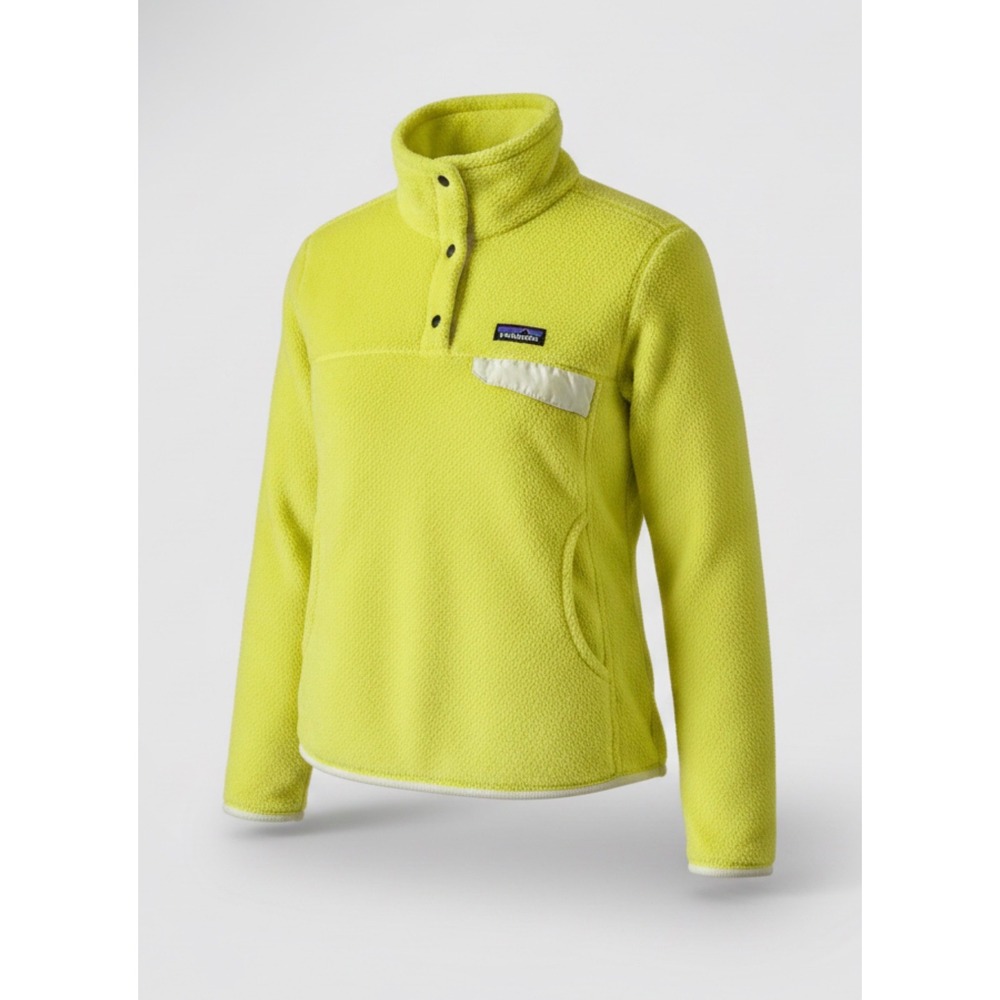 Patagonia Re-Tool Snap-T Fleece Pullover Yellow Womens Small 25442